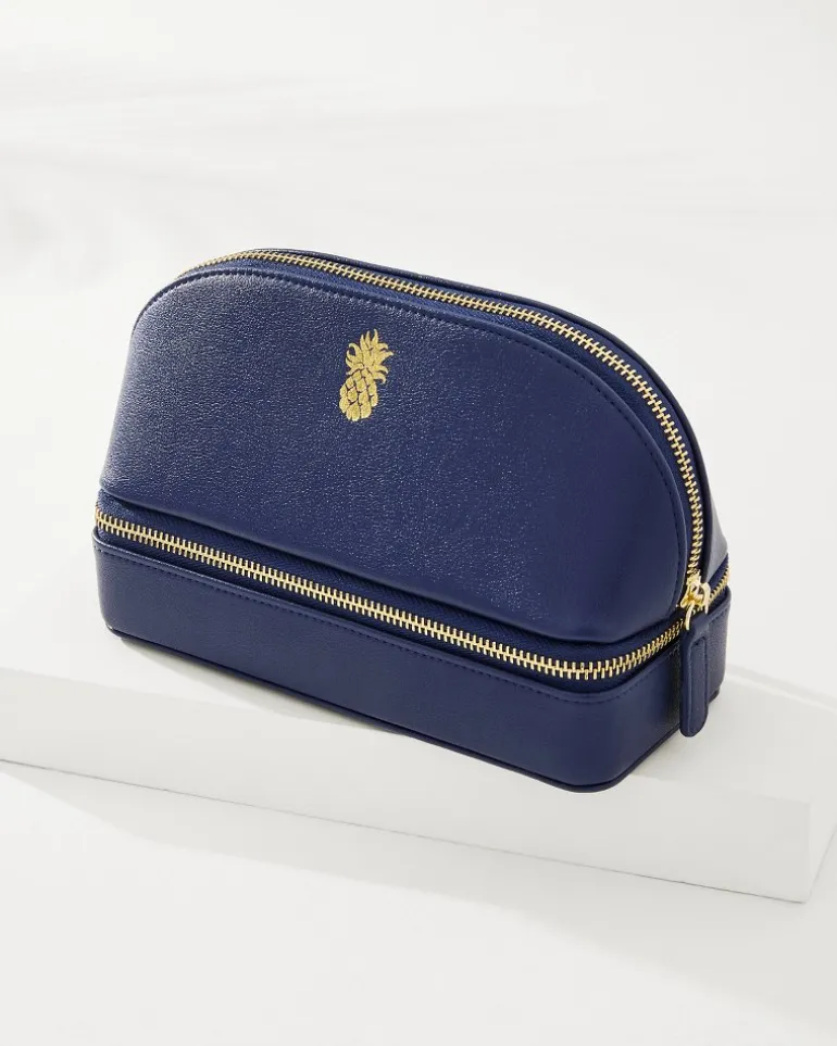 Abby Navy Pineapple Travel Organizer