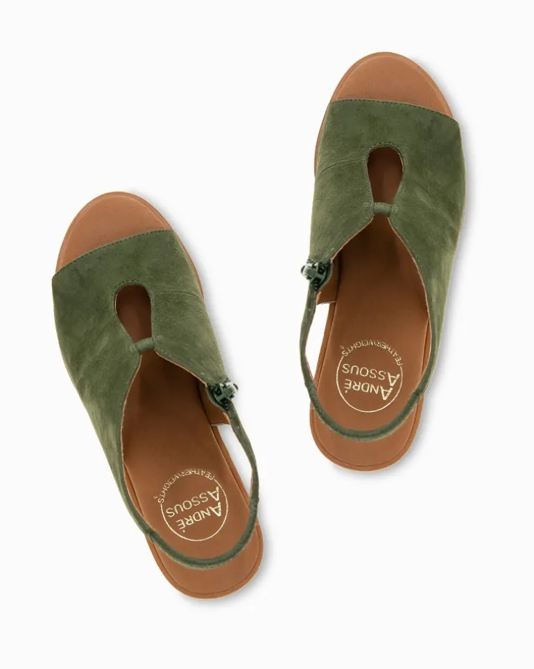 André Assous Belinda Suede Featherweights™ Wedges