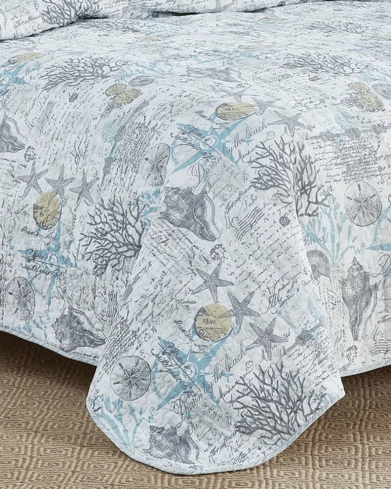 Beach Bliss 3-Piece King Quilt Set
