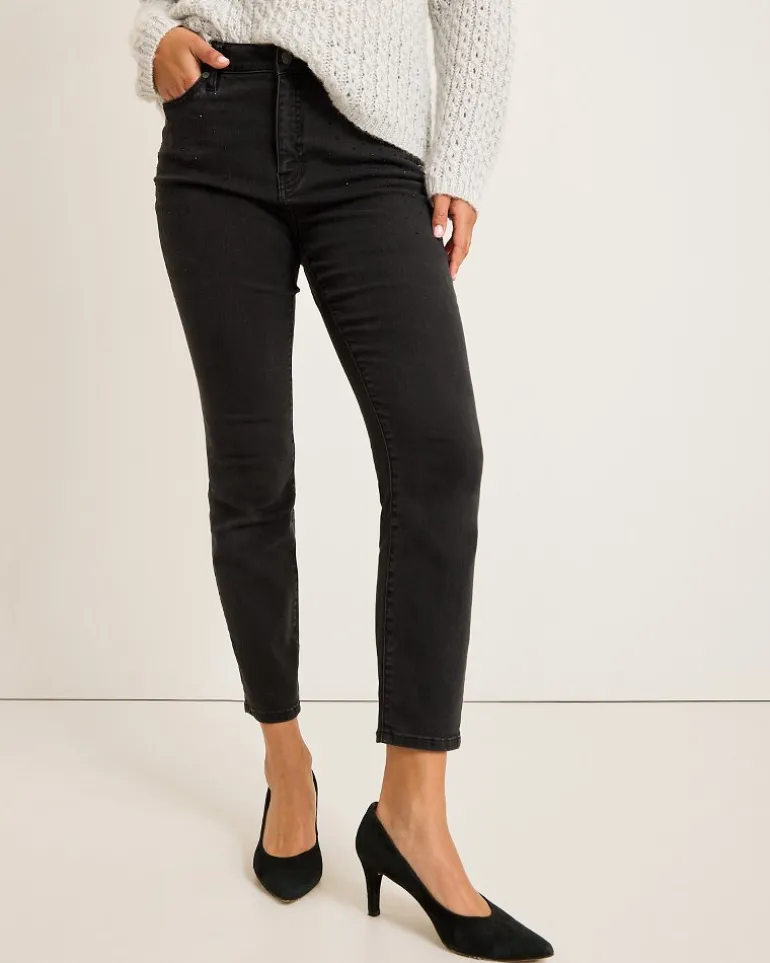 Boracay® Beach Sparkle High-Rise Skinny Ankle Jeans