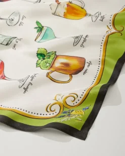 Cocktail Hour Silk Bandana