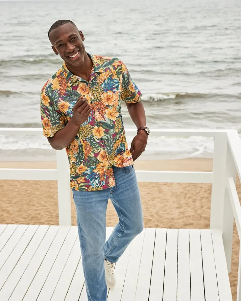 Coconut Point Sunset Canopy IslandZone® Camp Shirt