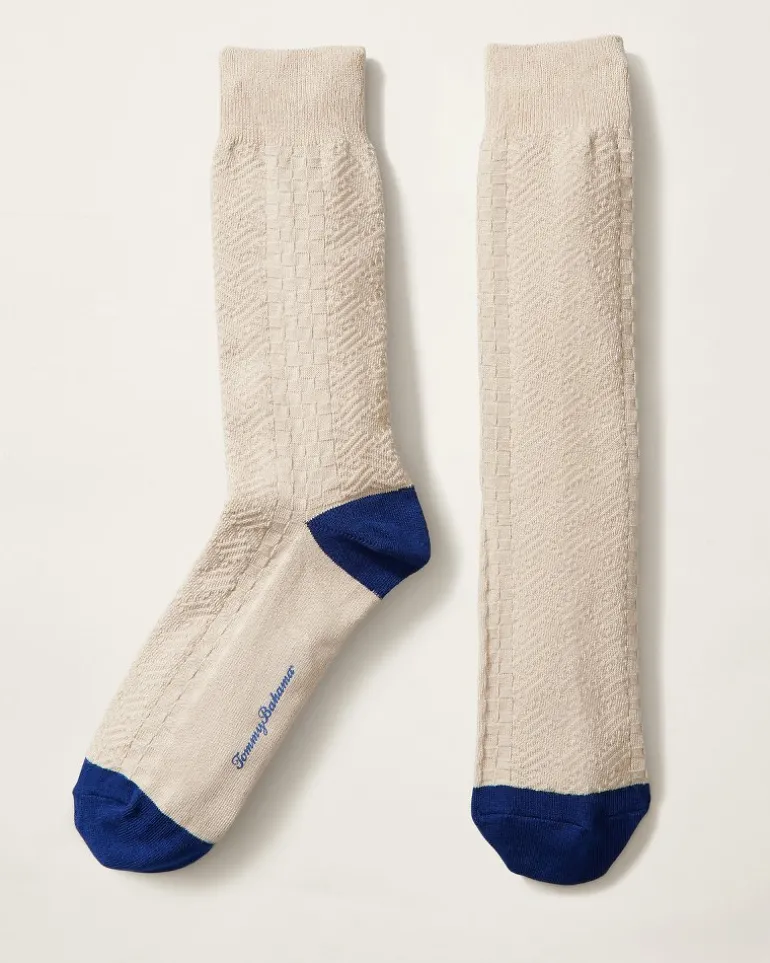 Lauhala Weave Socks