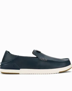 Men's OluKai® Kākaha Leather Slip-On Shoes
