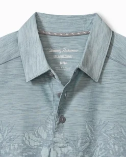 Palm Coast Hibiscus Border IslandZone® Polo