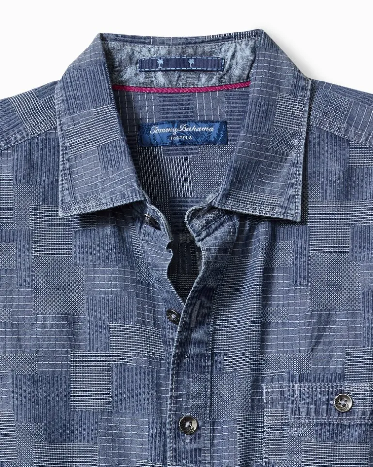 Paradise Patchwork Long-Sleeve Shirt