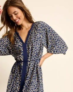 Safari Spots Midi Dress