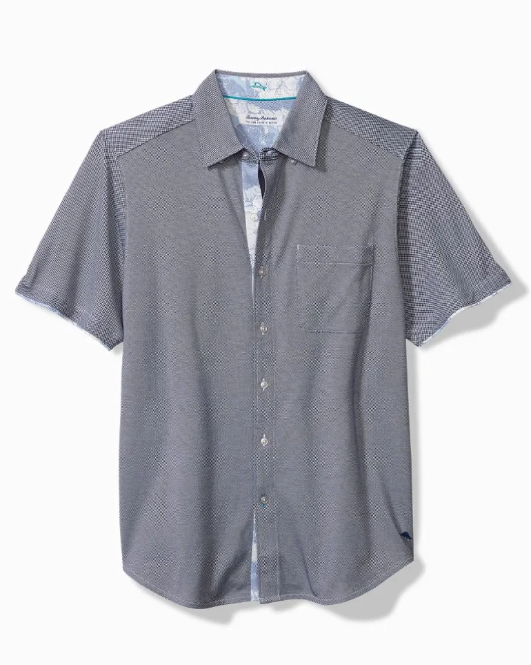 San Lucio Cali Blooms Happy Hour Stretch Knit Shirt