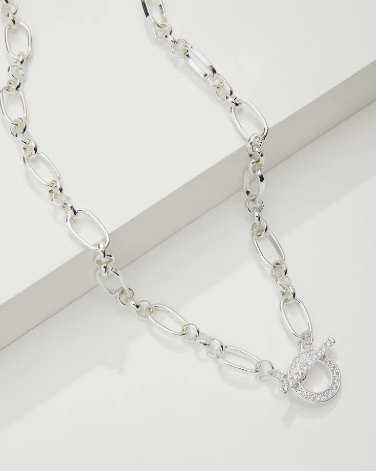 Sanibel Island Crystal Link Necklace