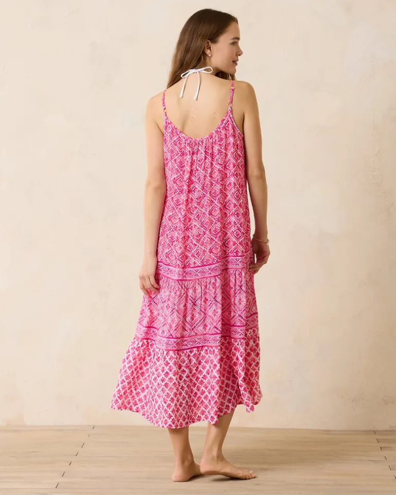 Shell Beach Midi Coverup Dress