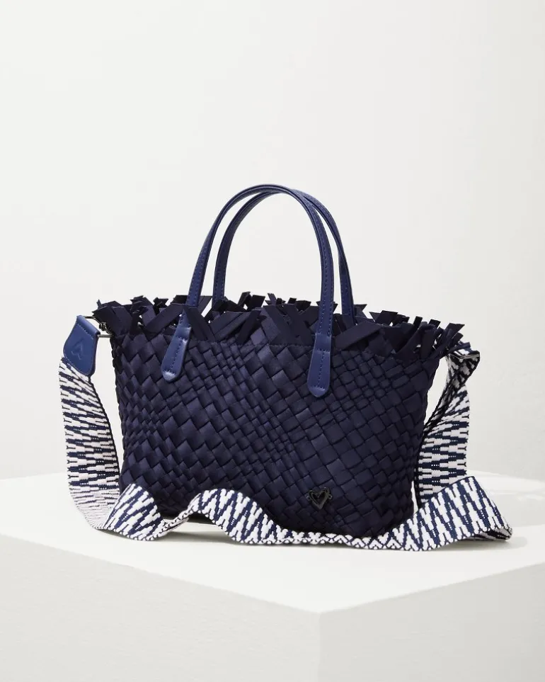 Taunton Fringe Top Small Tote & Wristlet