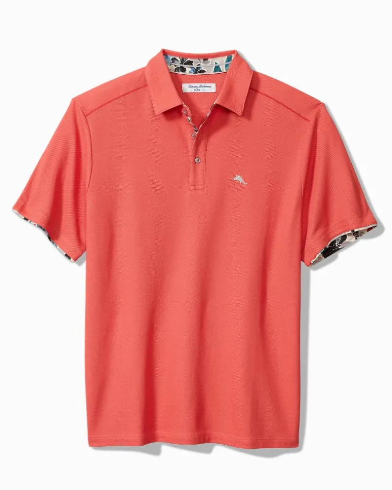Tropicano Blooms Five O'Clock IslandZone® Polo