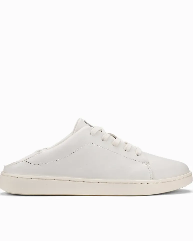 Women's OluKai® Pehuea Lī 'Ili Leather Lace-Up Sneakers
